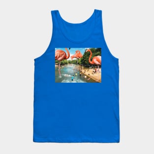 Flamingo shore Tank Top